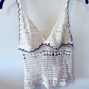 NWT Forever 21 crochet tank top